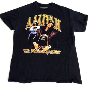 Black Aaliyah Graphic T-Shirt